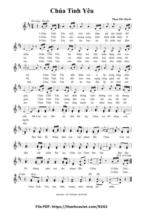 Chúa tình yêu - Phạm Đức Huyến - trang 1