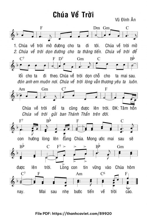 Chúa về trời - Vũ Đình Ân - trang 1