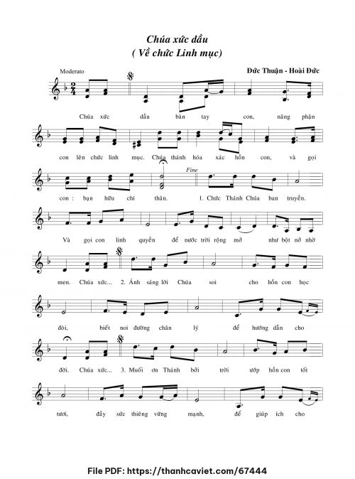 Chúa xức dầu - Lm. Hoài Đức - trang 1