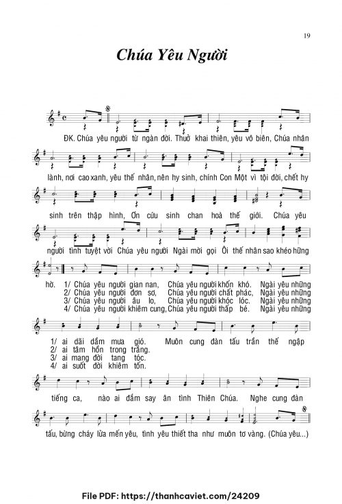 Chúa yêu người - Chưa biết - trang 1