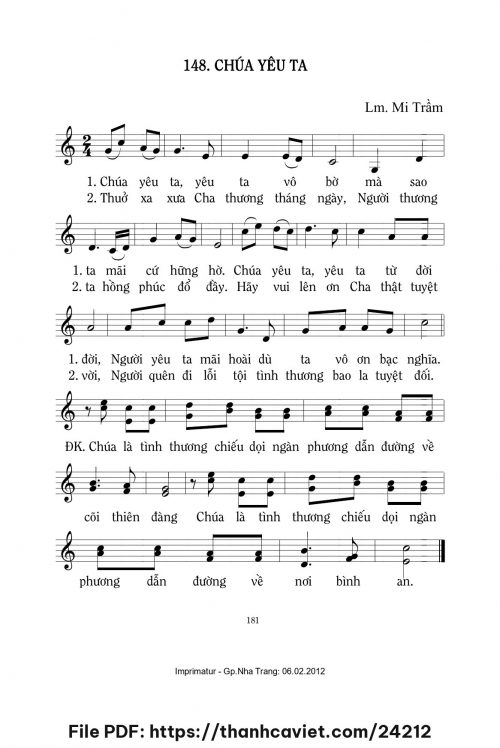 Chúa yêu ta - Lm. Mi Trầm - trang 1