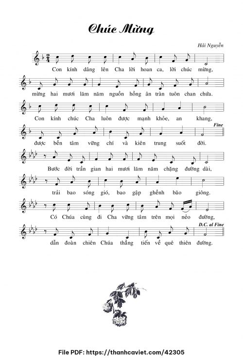 Chúc mừng - Hải Nguyễn - trang 1