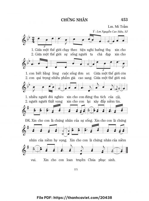 Chứng nhân - Lm. Mi Trầm - trang 1
