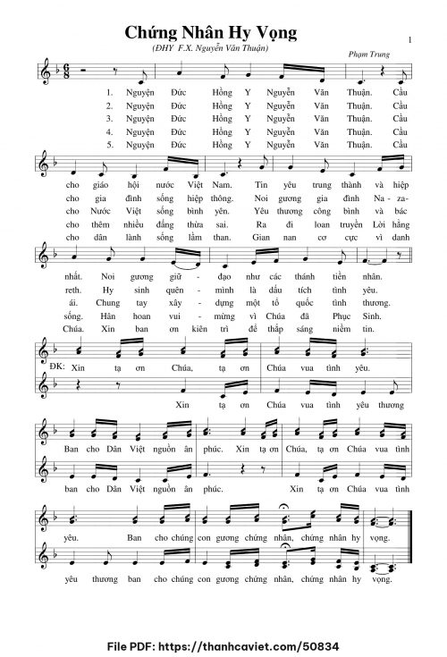 Chứng nhân hy vọng - Phạm Trung - trang 1