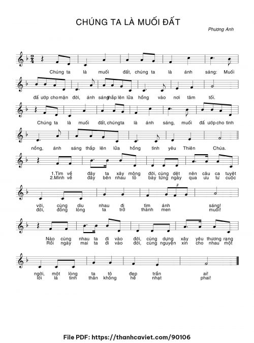 Chúng ta là muối đất - Lm. Phương Anh - trang 1