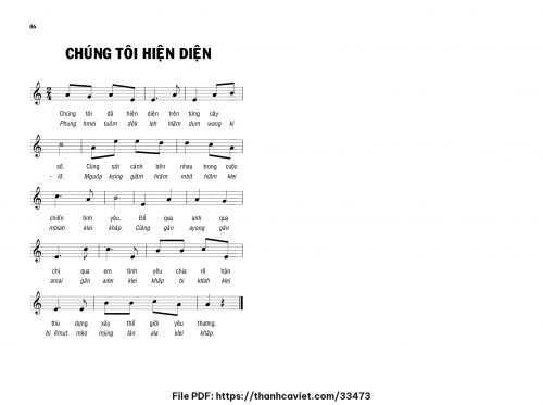 Chúng tôi hiện diện - Chưa biết - trang 1