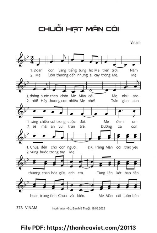 Chuỗi hạt Mân Côi - Vinam - trang 1
