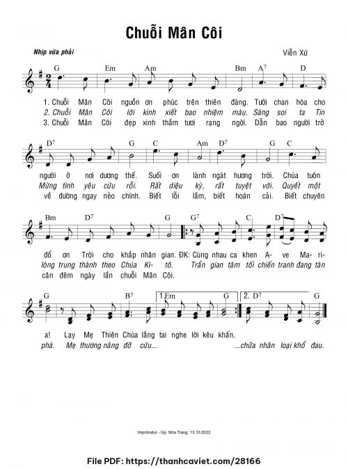 Chuỗi Mân Côi - Viễn Xứ - trang 1