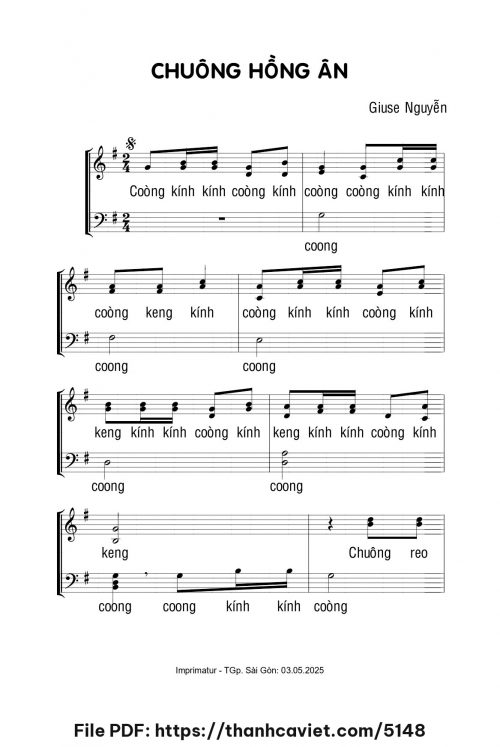 Chuông hồng ân - Giuse Nguyễn - trang 1