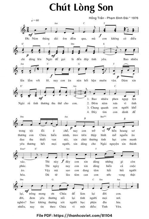 Chút Lòng Son - Hồng Trần Phạm Đình Đài - trang 1