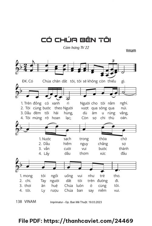 Có Chúa bên tôi - Vinam - trang 1