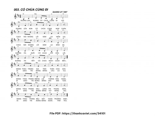 Có Chúa cùng đi - Lm. Quang Uy - trang 1