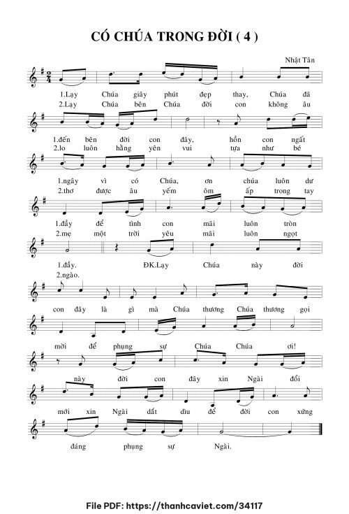 Có Chúa trong đời 4 - Nhật Tân - trang 1