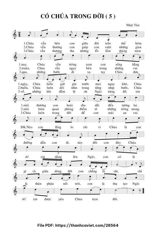 Có Chúa trong đời 5 - Nhật Tân - trang 1