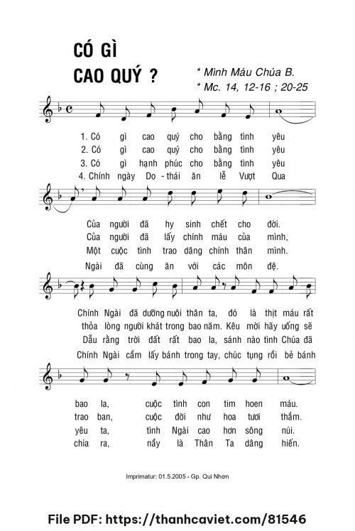 Có gì cao quý - Lm. La Thập Tự - trang 1