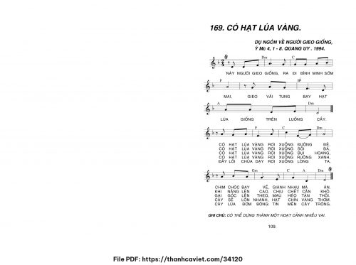 Có hạt lúa vàng - Lm. Quang Uy - trang 1