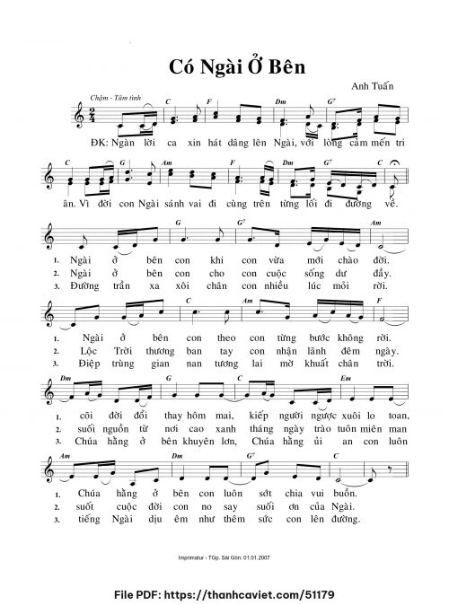 Có Ngài ở bên - Anh Tuấn - trang 1