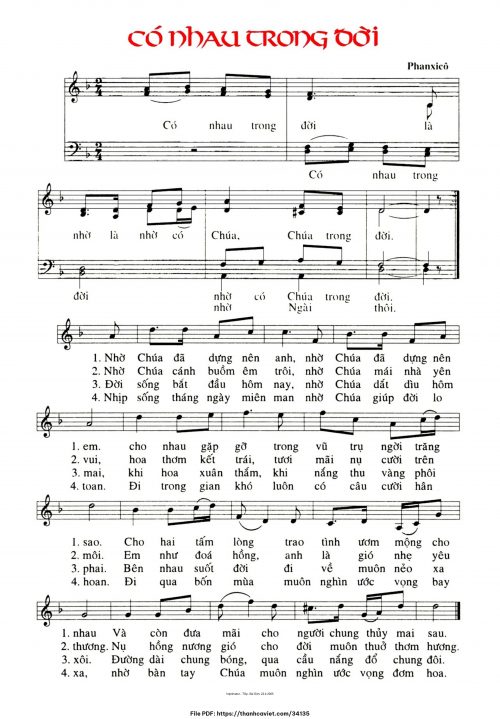 Có nhau trong đời - Phanxicô - trang 1
