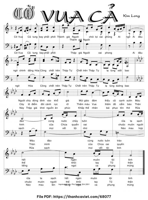 Cờ Vua cả - Lm. Kim Long - trang 1