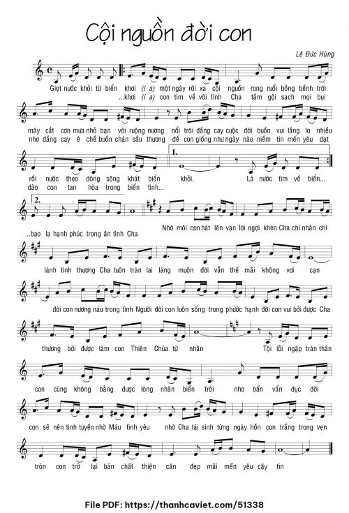 Cội nguồn đời con - Lê Đức Hùng - trang 1