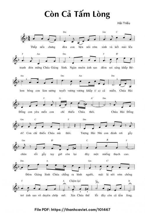 Còn cả tấm lòng - Hải Triều - trang 1