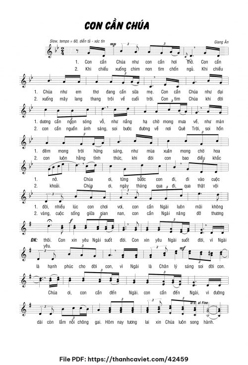 Con cần Chúa - Giang Ân - trang 1