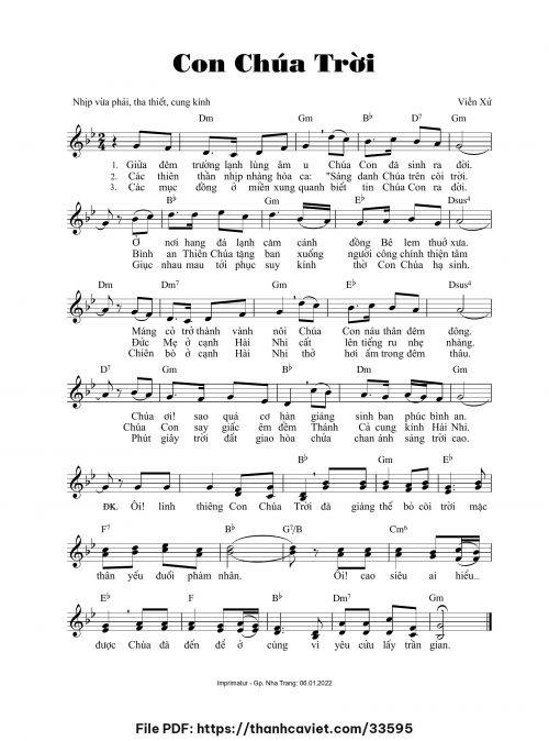 Con Chúa Trời - Viễn Xứ - trang 1