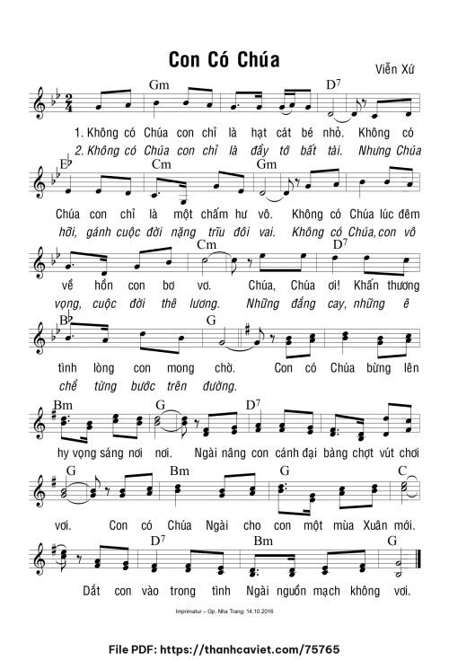 Con có Chúa - Viễn Xứ - trang 1