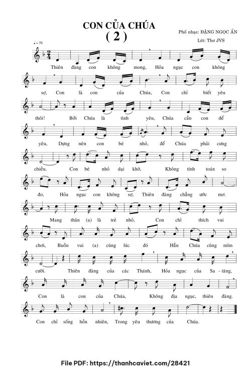 Con của Chúa - Đặng Ngọc Ẩn - trang 1