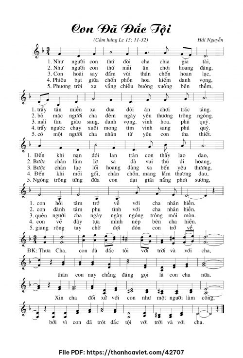 Con đã đắc tội - Hải Nguyễn - trang 1