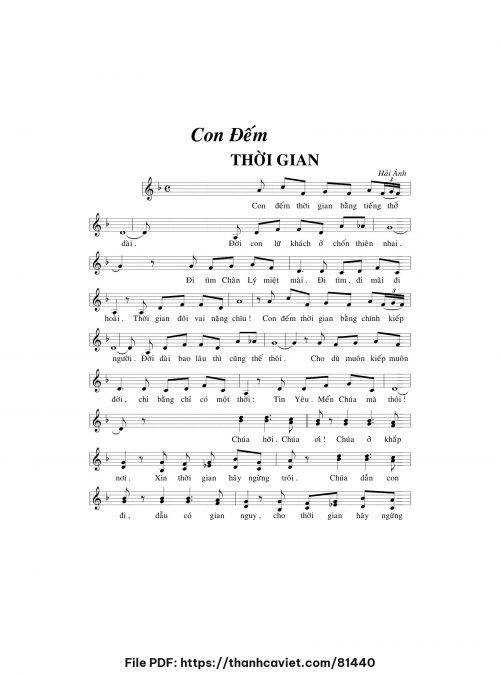 Con đếm thời gian - Hải Ánh - trang 1