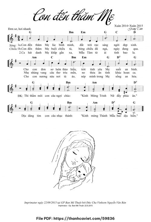 Con đến thăm Mẹ - Lm. Giang Tâm - trang 1