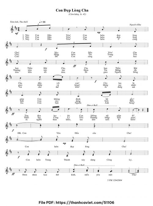 Con đẹp lòng Cha - Nguyên Kha - trang 1