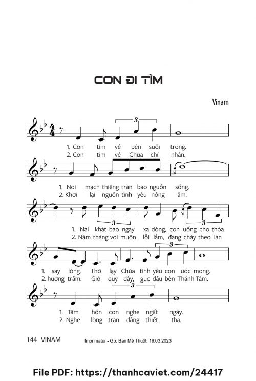 Con đi tìm - Vinam - trang 1