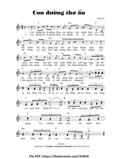 Con đường thơ ấu - Viễn Xứ - trang 1