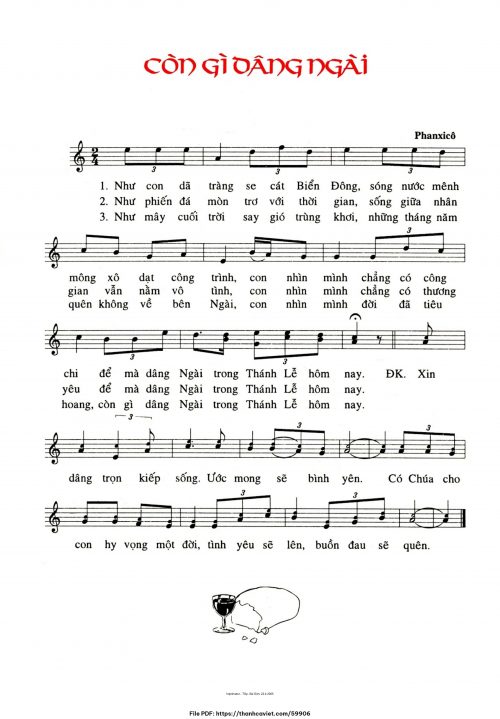 Còn gì dâng Ngài - Phanxicô - trang 1