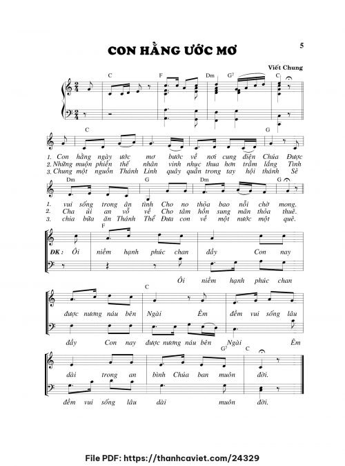 Con hằng ước mơ - Viết Chung - trang 1