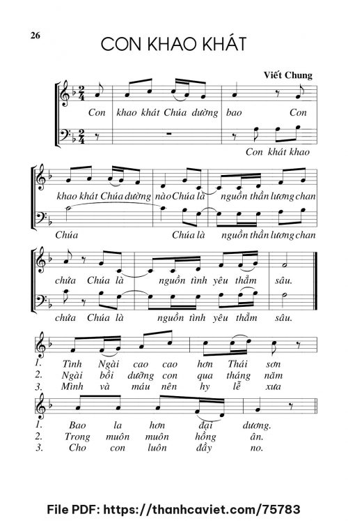 Con khao khát - Viết Chung - trang 1