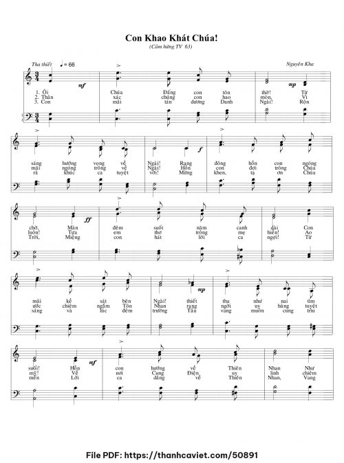 Con khao khát Chúa - Nguyên Kha - trang 1