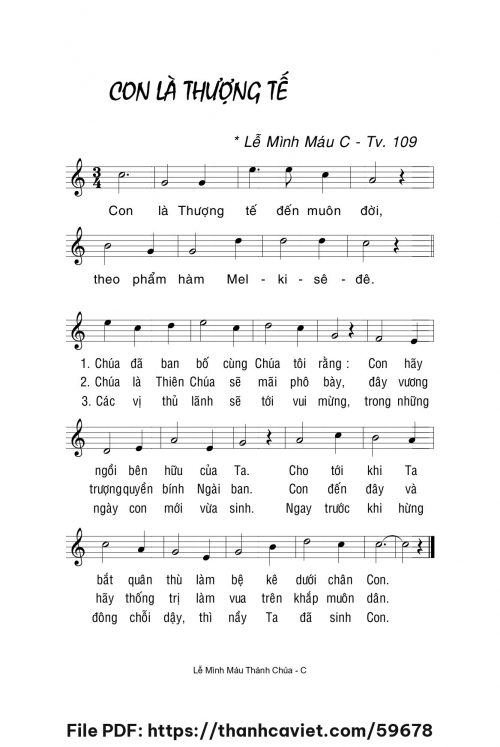 Con là Thượng Tế - Lm. La Thập Tự - trang 1
