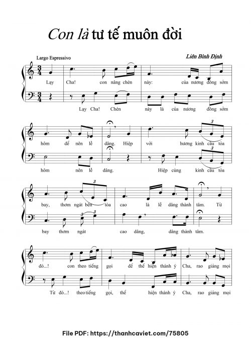 Con là tư tế muôn đời - Liên Bình Định - trang 1