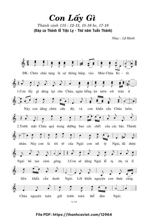 Con lấy gì - Lữ Hành - trang 1