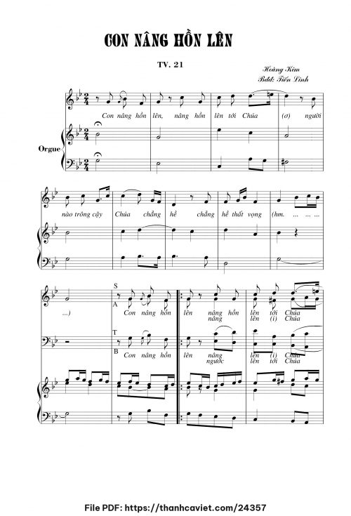 Con nâng hồn lên - Tiến Linh - trang 1