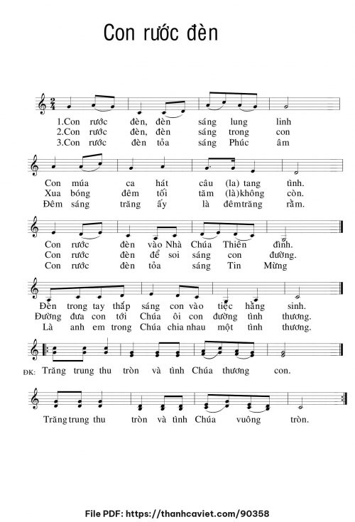 Con rước đèn - Chưa biết - trang 1