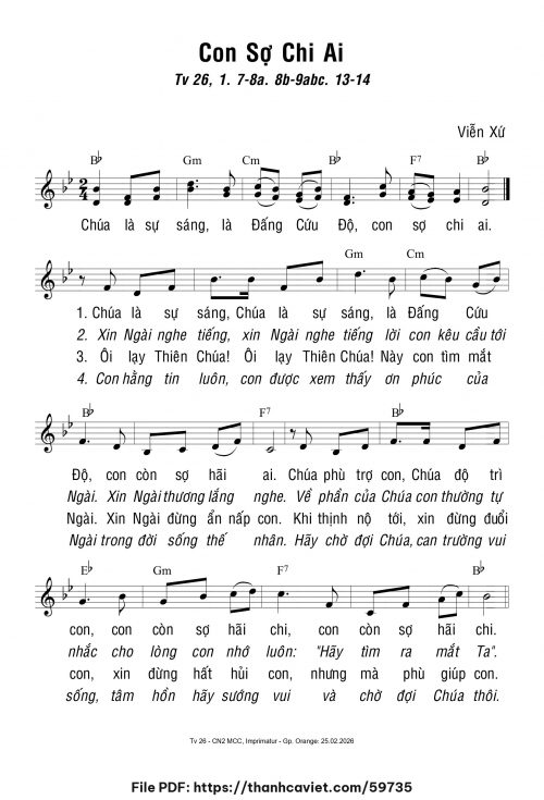 Con sợ chi ai - Viễn Xứ - trang 1