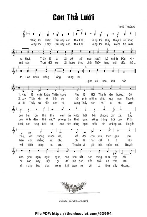 Con thả lưới - Thế Thông - trang 1