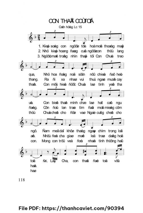 Con thật đáng tội - Lm. Nguyễn Duy - trang 1