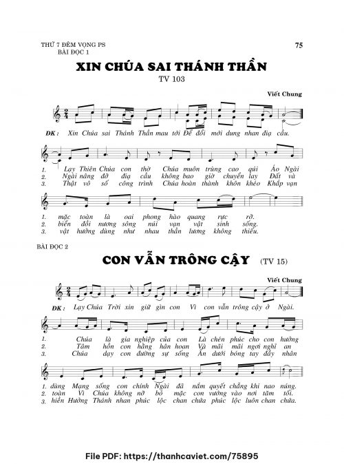 Con vẫn trông cậy - Viết Chung - trang 1