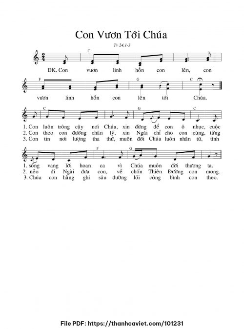 Con vươn tới Chúa - Chưa biết - trang 1