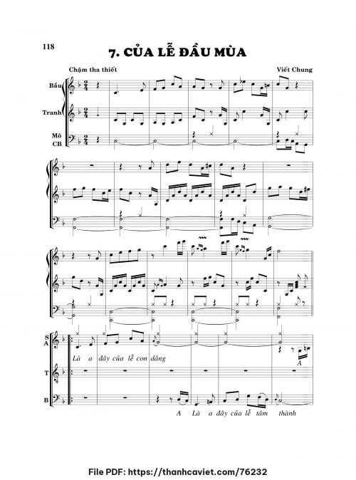 Của lễ đầu mùa - Viết Chung - trang 1